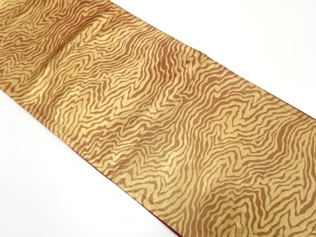 JAPANESE KIMONO / ANTIQUE FUKURO OBI / SILK / WOVEN MIST